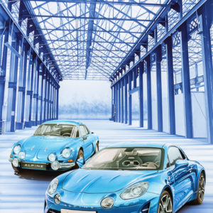 N146 Alpine A110 - Garage Bleu