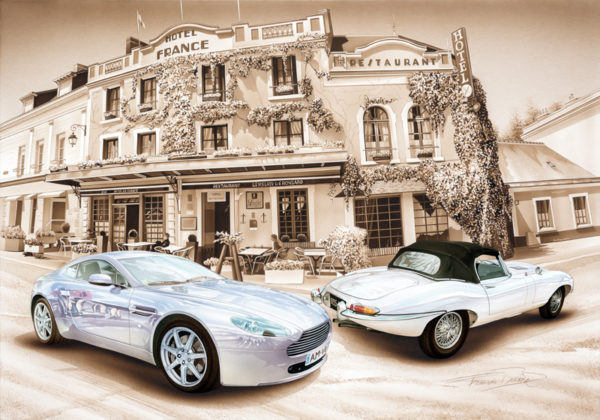 VA136 Aston Martin - Jaguar -La Chartre sur le Loir