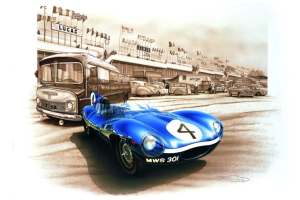 CP73 Jaguar Type D - Le Mans 1956