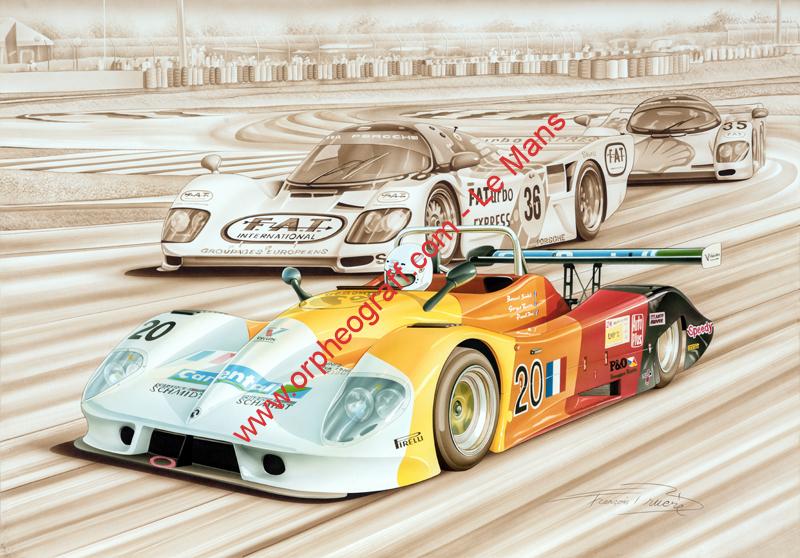DECALS 1/43 24 HOURS DU MANS 1992 DEBORA NO 61 DECALS 1/43 24 HOURS DU MANS 1992 DEBORA NO 61