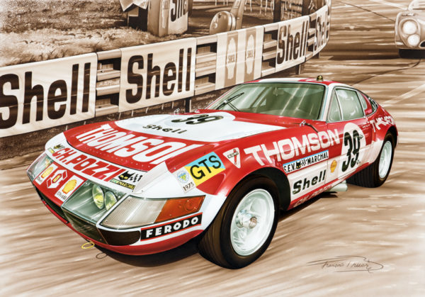 VA143 Ferrari Daytona - Le Mans 1973