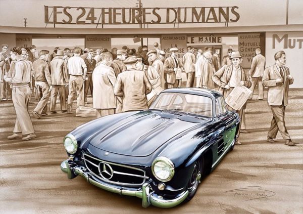 VA79 Mercedes 300 SL - Le Mans 1955