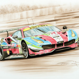 N123 Ferrari 488 GTE - 24 Heures du Mans 2016