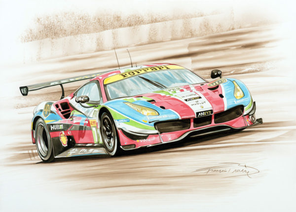 N123 Ferrari 488 GTE - 24 Heures du Mans 2016