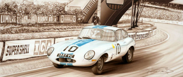 VA84 Jaguar Type E - Le Mans 1962