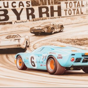 VA174 Ford GT40 - Virage d'Arnage - 24 Heures du Mans 1969