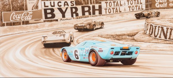 VA174 Ford GT40 - Virage d'Arnage - 24 Heures du Mans 1969