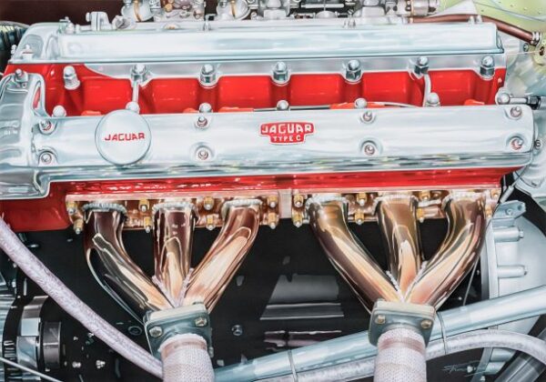VA185 Moteur Jaguar Type C