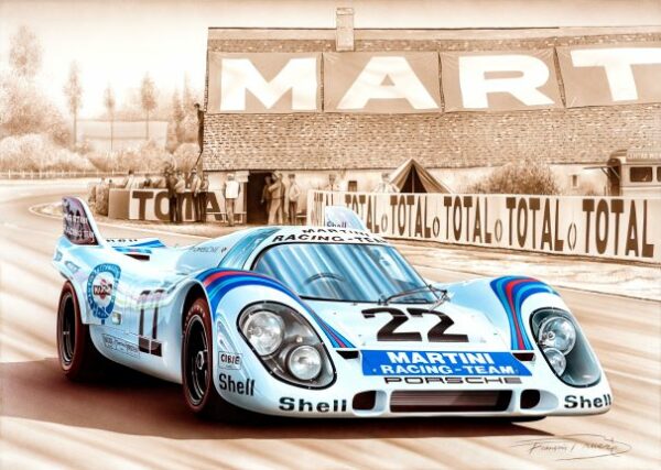 VA184 Porsche 917 K Martini - 24 Heures du Mans 1971