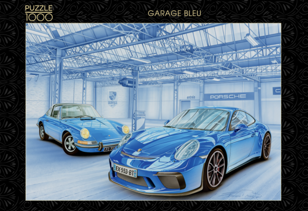P5 - Puzzle 1 000 pièces - Garage Bleu