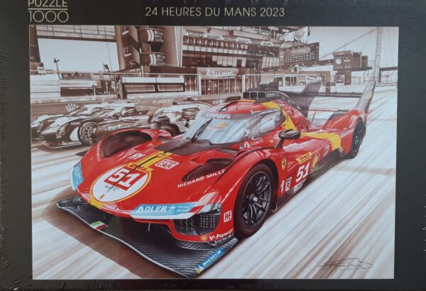 P7 - Puzzle 1 000 pièces - Ferrari 499 P - 24 Heures du Mans 2023