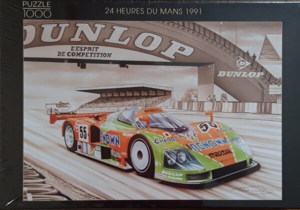 P8 - Puzzle 1 000 pièces - Mazda 787 B - 24 Heures du Mans 1991