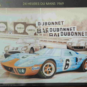 P13 - Puzzle 1 000 pièces - Ford GT40 - 24 Heures du Mans 1969